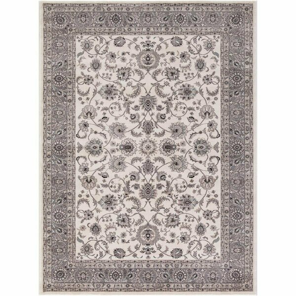 Concord Global Trading 7 ft. 10 in. x 9 ft. 10 in. Kashan Mahal - Beige 28217